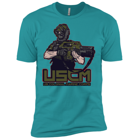 T-Shirts Tahiti Blue / X-Small Colonial Facehugger Men's Premium T-Shirt