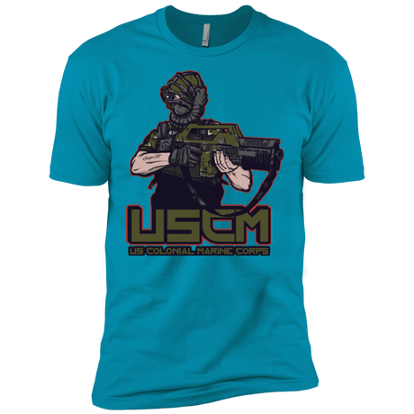 T-Shirts Turquoise / X-Small Colonial Facehugger Men's Premium T-Shirt