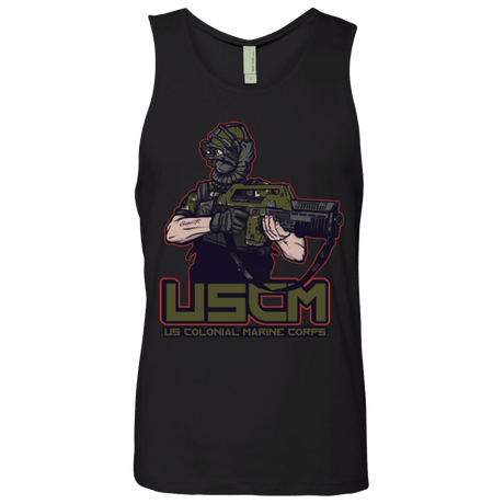 T-Shirts Black / Small Colonial Facehugger Men's Premium Tank Top