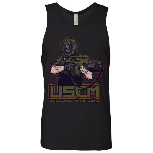 T-Shirts Black / Small Colonial Facehugger Men's Premium Tank Top