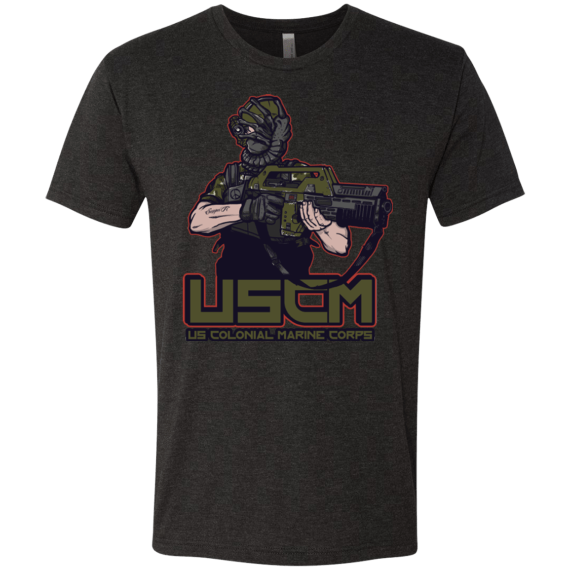 T-Shirts Vintage Black / Small Colonial Facehugger Men's Triblend T-Shirt