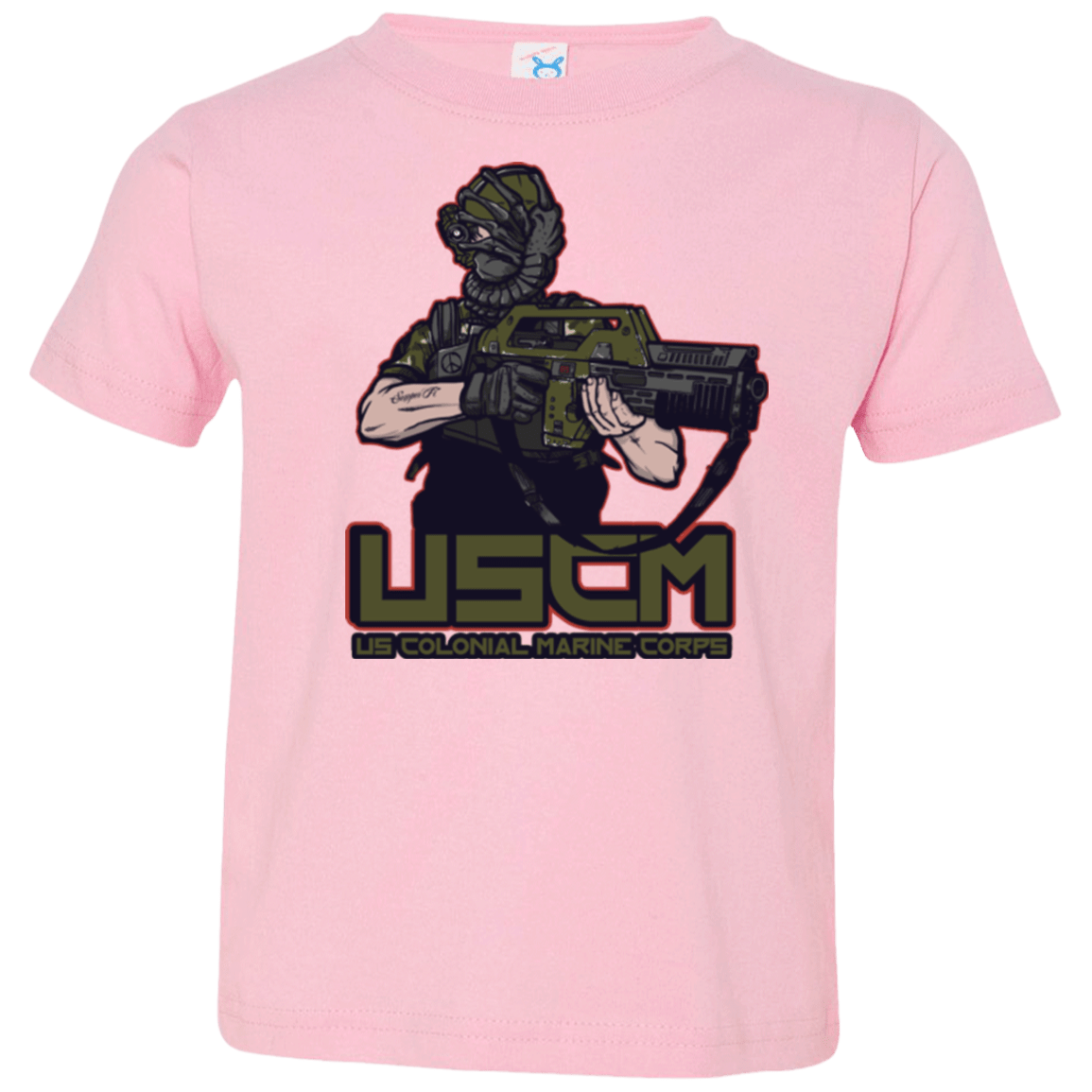 T-Shirts Pink / 2T Colonial Facehugger Toddler Premium T-Shirt