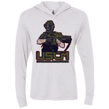 T-Shirts Heather White / X-Small Colonial Facehugger Triblend Long Sleeve Hoodie Tee