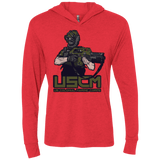 T-Shirts Vintage Red / X-Small Colonial Facehugger Triblend Long Sleeve Hoodie Tee