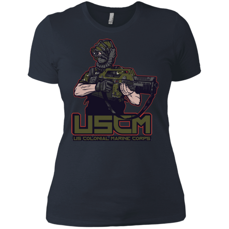 T-Shirts Indigo / X-Small Colonial Facehugger Women's Premium T-Shirt