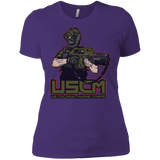 T-Shirts Purple Rush/ / X-Small Colonial Facehugger Women's Premium T-Shirt