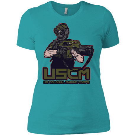 T-Shirts Tahiti Blue / X-Small Colonial Facehugger Women's Premium T-Shirt