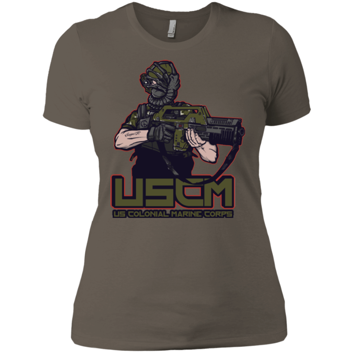 T-Shirts Warm Grey / X-Small Colonial Facehugger Women's Premium T-Shirt