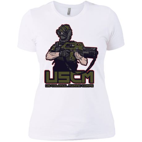 T-Shirts White / X-Small Colonial Facehugger Women's Premium T-Shirt