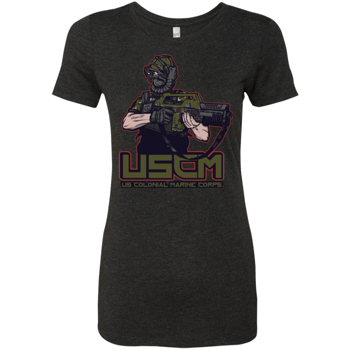 T-Shirts Vintage Black / Small Colonial Facehugger Women's Triblend T-Shirt