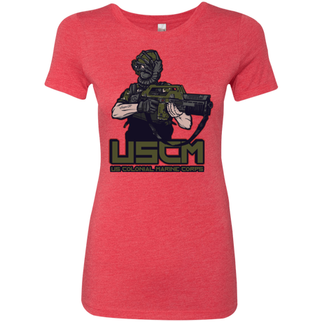 T-Shirts Vintage Red / Small Colonial Facehugger Women's Triblend T-Shirt