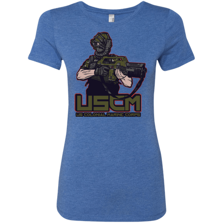 T-Shirts Vintage Royal / Small Colonial Facehugger Women's Triblend T-Shirt