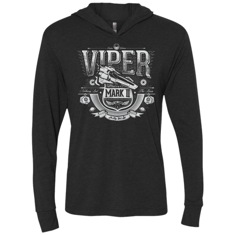 T-Shirts Vintage Black / X-Small Colonial Fighter Triblend Long Sleeve Hoodie Tee