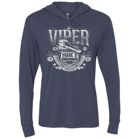 T-Shirts Vintage Navy / X-Small Colonial Fighter Triblend Long Sleeve Hoodie Tee