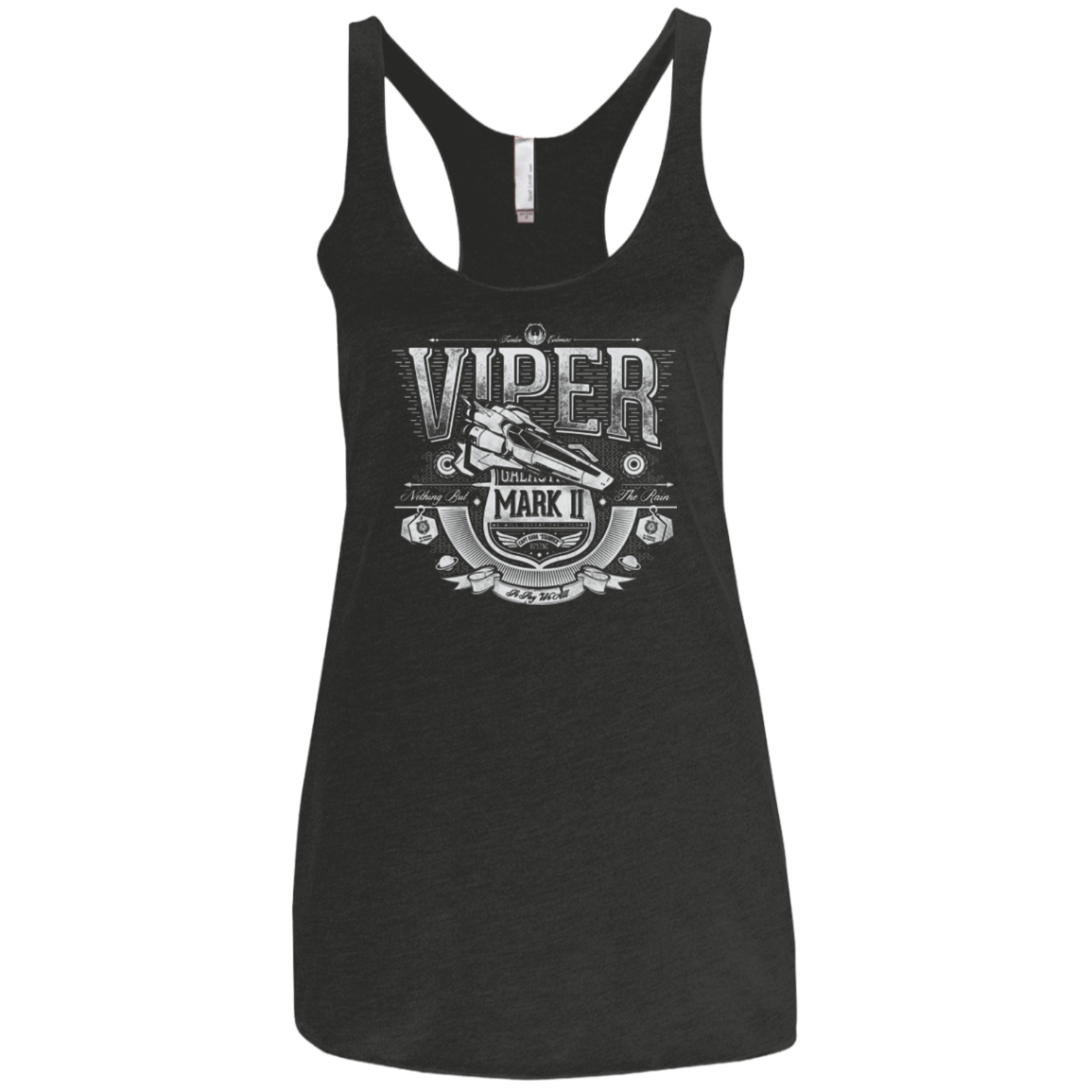 T-Shirts Vintage Black / X-Small Colonial Fighter Women's Triblend Racerback Tank