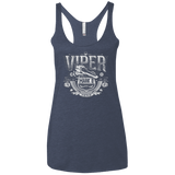 T-Shirts Vintage Navy / X-Small Colonial Fighter Women's Triblend Racerback Tank