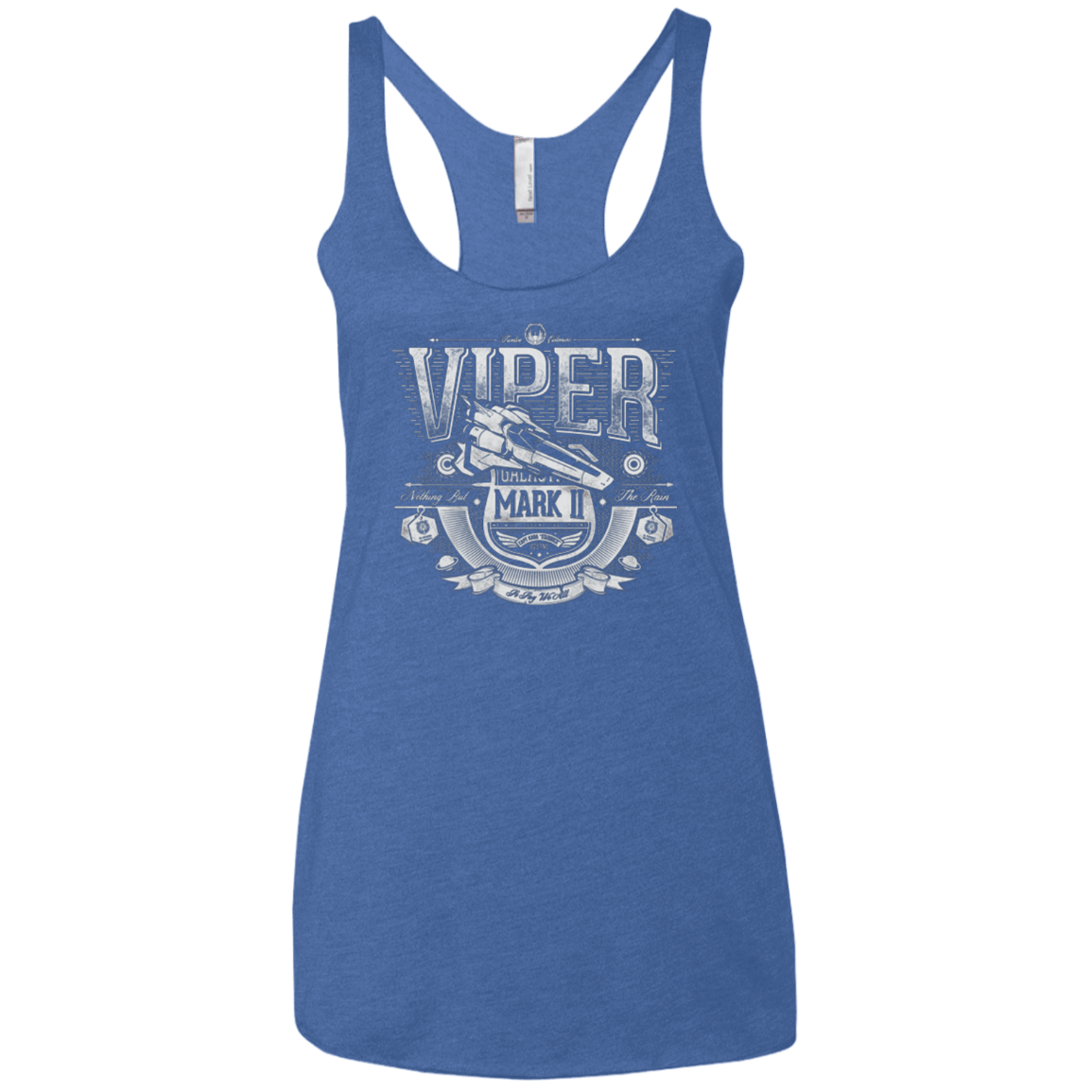 T-Shirts Vintage Royal / X-Small Colonial Fighter Women's Triblend Racerback Tank