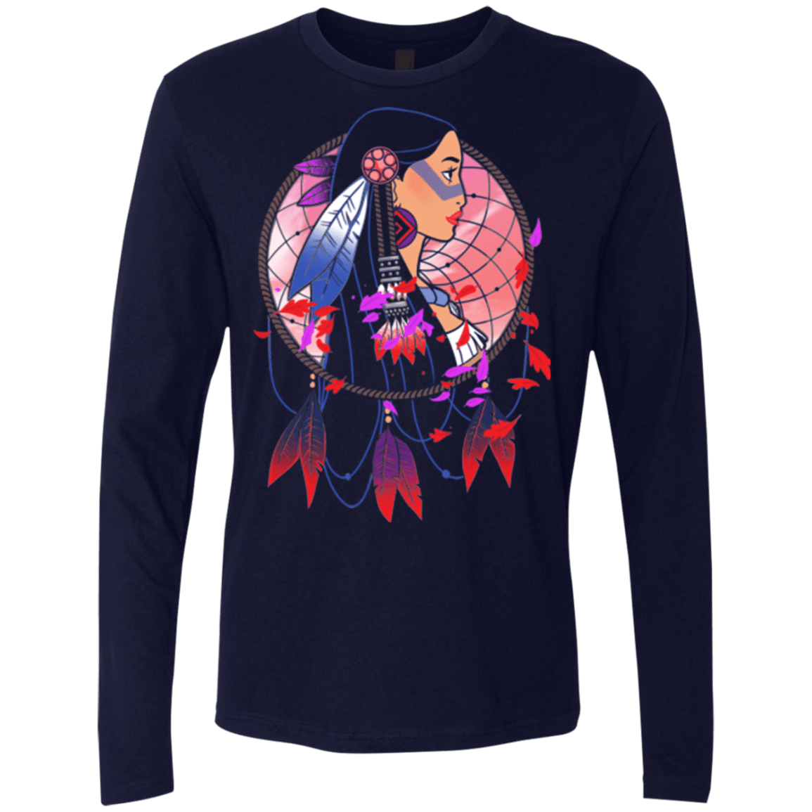 T-Shirts Midnight Navy / Small Colors of the Wind Men's Premium Long Sleeve