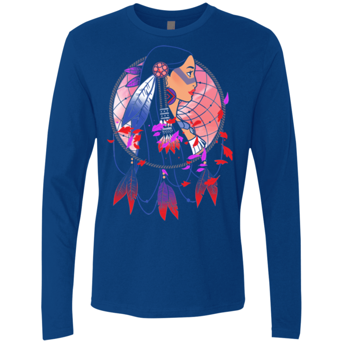 T-Shirts Royal / Small Colors of the Wind Men's Premium Long Sleeve