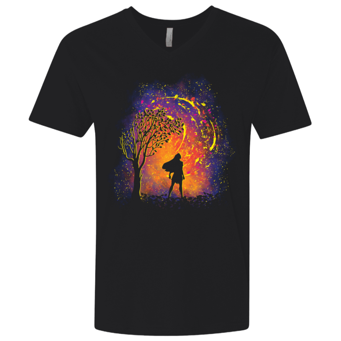 T-Shirts Black / X-Small Colors Of The Wind Men's Premium V-Neck