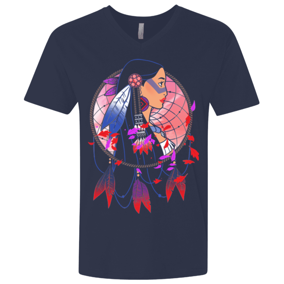 T-Shirts Midnight Navy / X-Small Colors of the Wind Men's Premium V-Neck