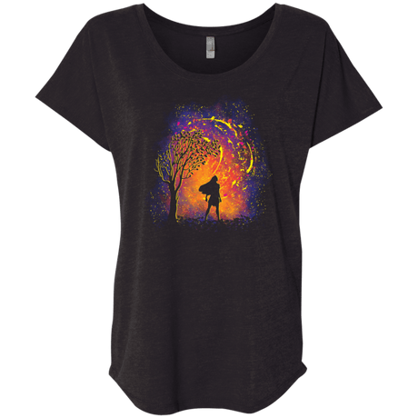 T-Shirts Vintage Black / X-Small Colors Of The Wind Triblend Dolman Sleeve