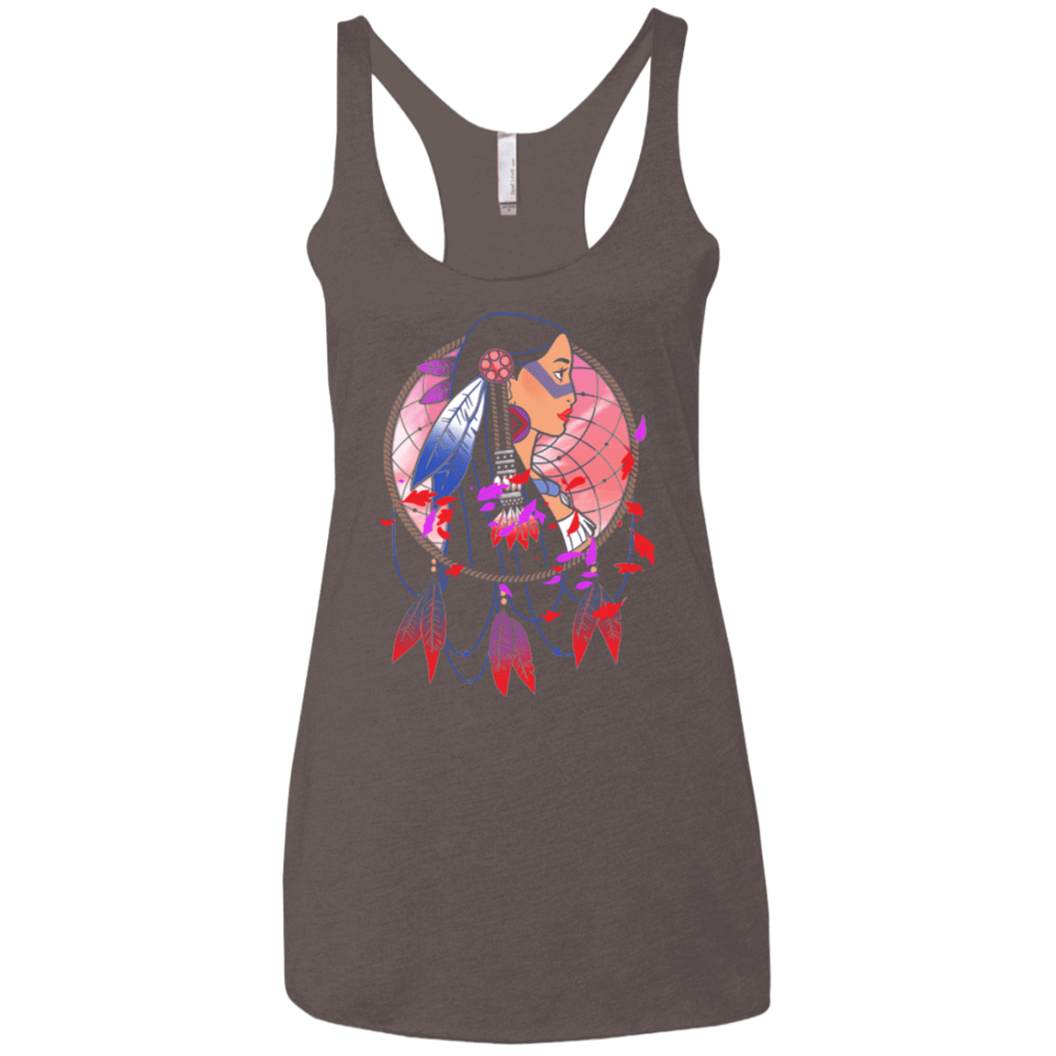 T-Shirts Macchiato / X-Small Colors of the Wind Women's Triblend Racerback Tank