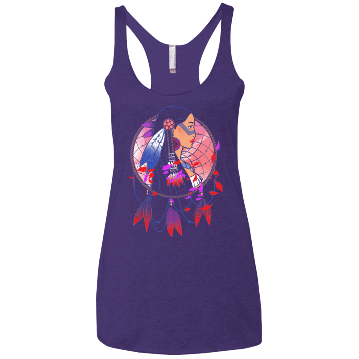 T-Shirts Purple / X-Small Colors of the Wind Women's Triblend Racerback Tank
