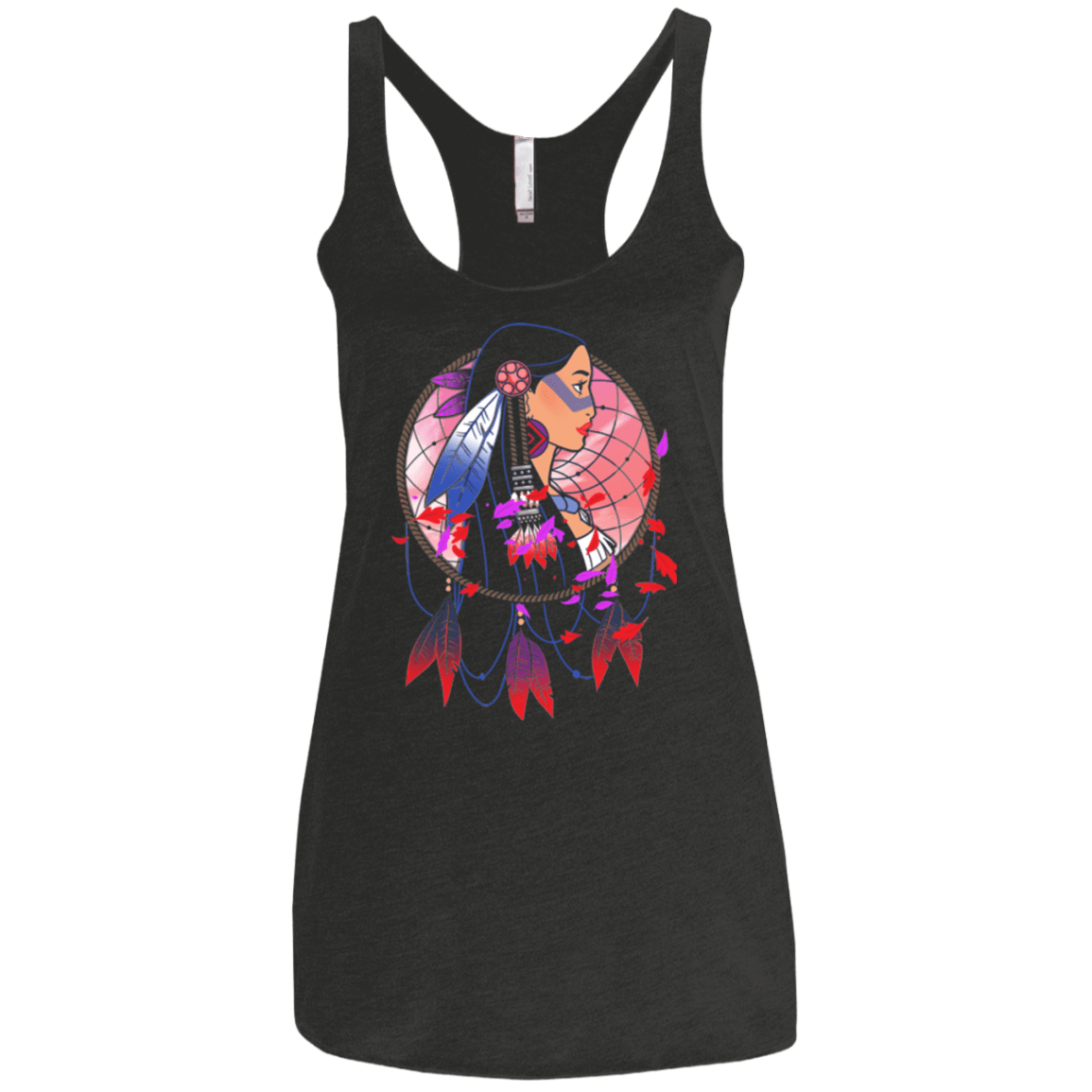 T-Shirts Vintage Black / X-Small Colors of the Wind Women's Triblend Racerback Tank