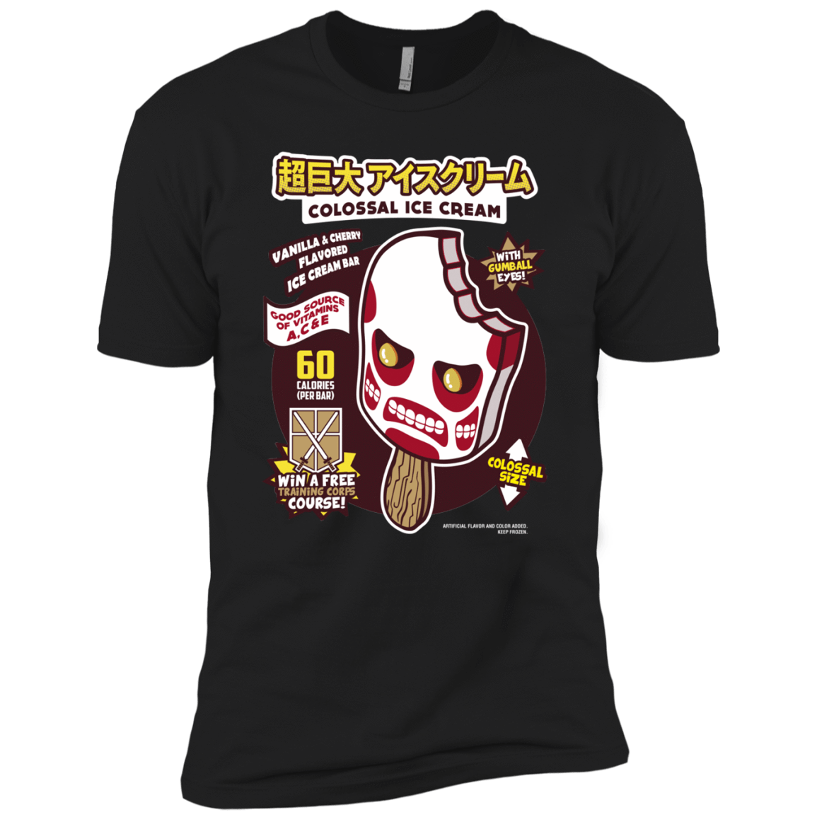T-Shirts Black / YXS Colossal Ice Cream Boys Premium T-Shirt
