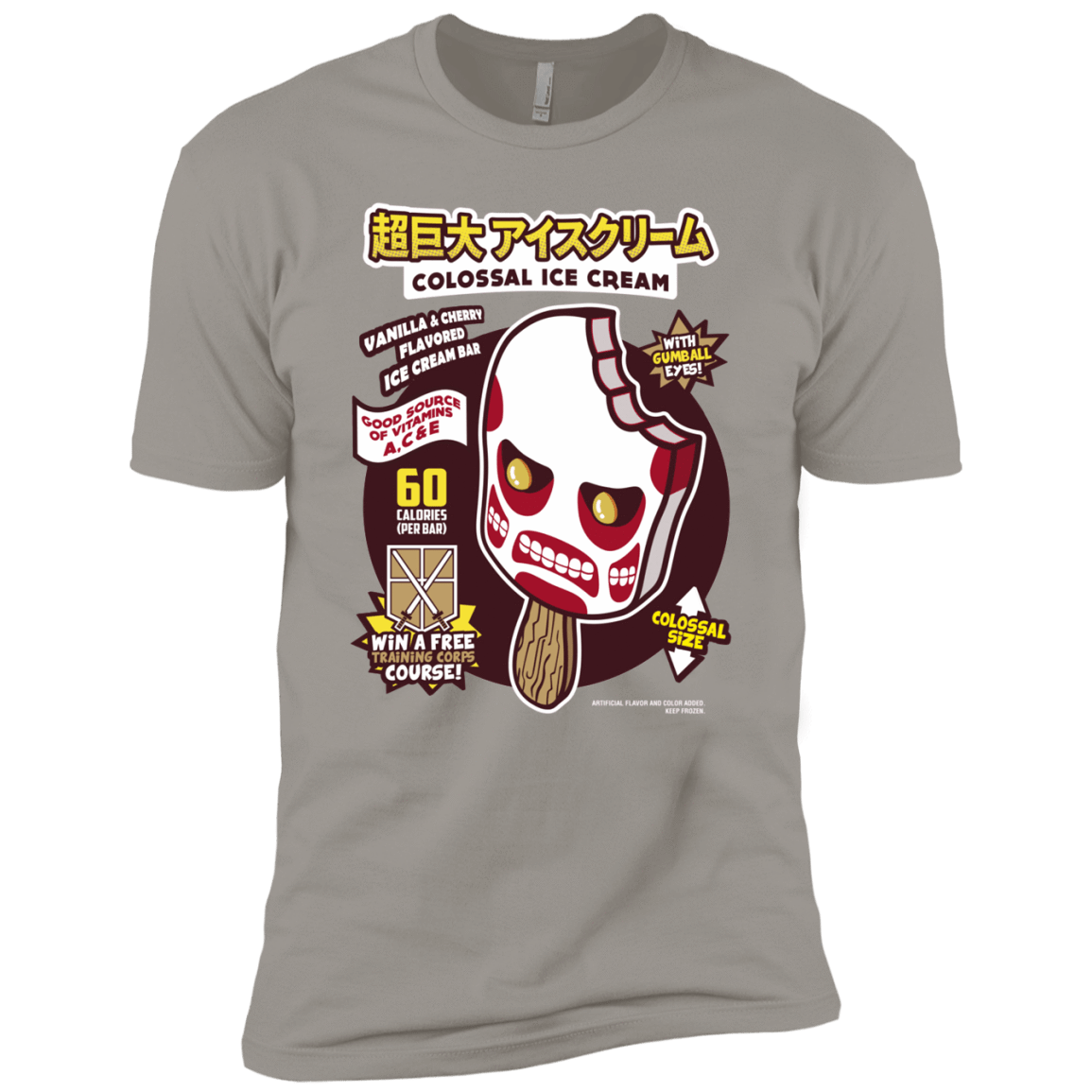 T-Shirts Light Grey / YXS Colossal Ice Cream Boys Premium T-Shirt