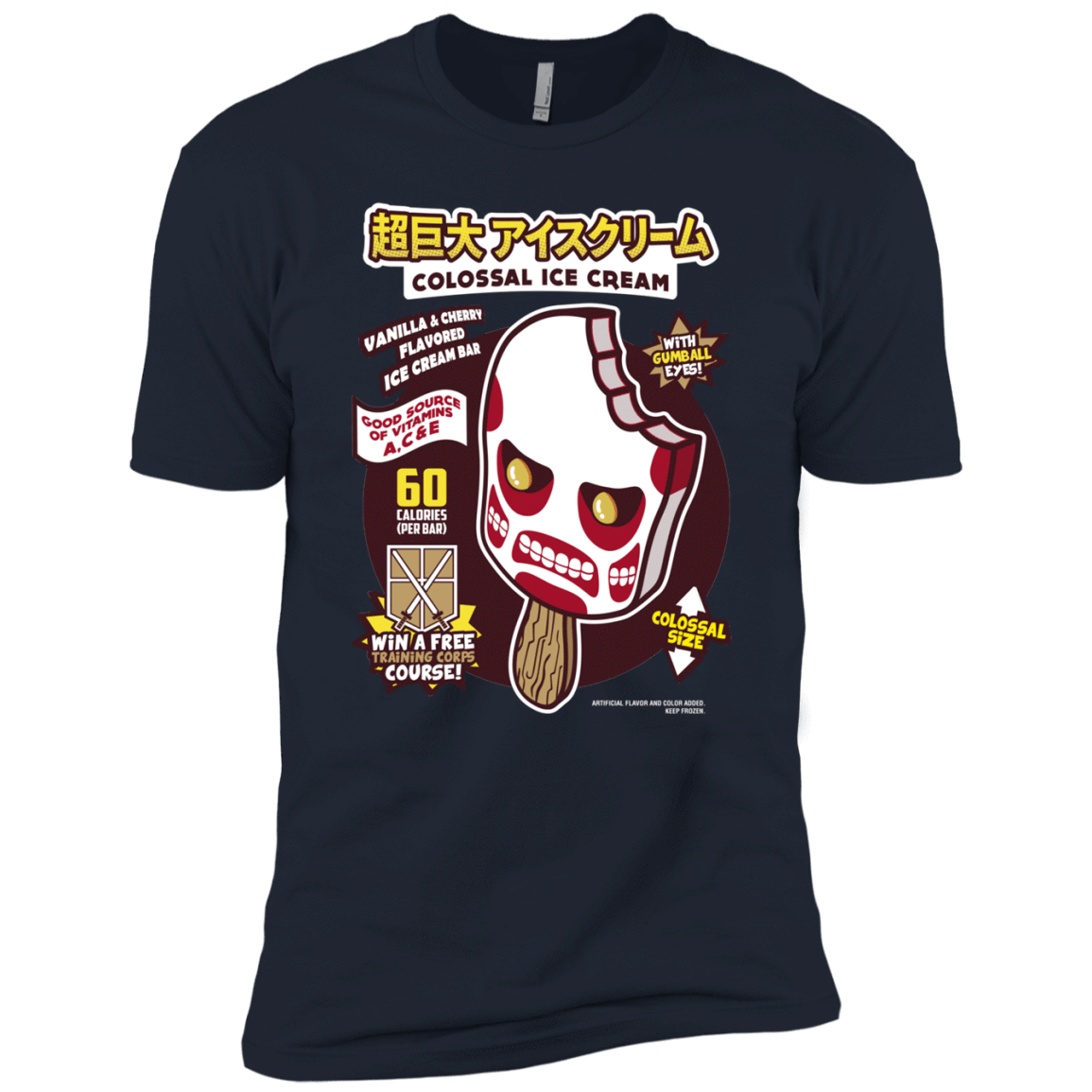 T-Shirts Midnight Navy / YXS Colossal Ice Cream Boys Premium T-Shirt