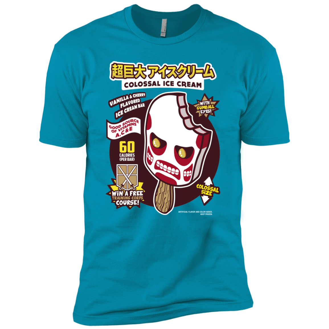 T-Shirts Turquoise / YXS Colossal Ice Cream Boys Premium T-Shirt