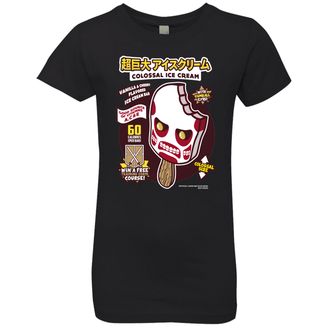 T-Shirts Black / YXS Colossal Ice Cream Girls Premium T-Shirt