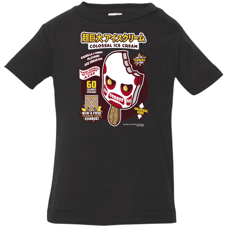 T-Shirts Black / 6 Months Colossal Ice Cream Infant Premium T-Shirt