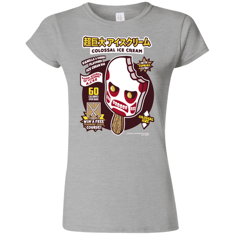 T-Shirts Sport Grey / S Colossal Ice Cream Junior Slimmer-Fit T-Shirt