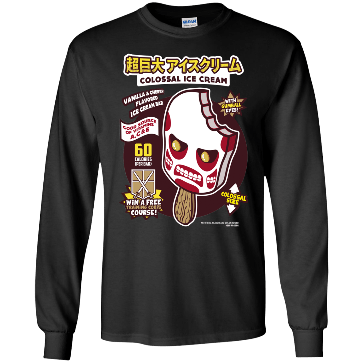 Colossal Ice Cream Men's Long Sleeve T-Shirt