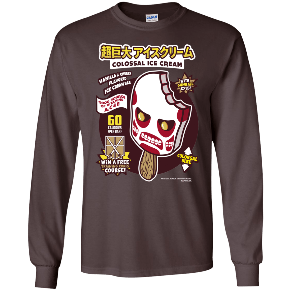 Colossal Ice Cream Men's Long Sleeve T-Shirt