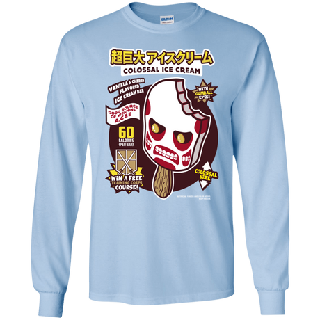 T-Shirts Light Blue / S Colossal Ice Cream Men's Long Sleeve T-Shirt