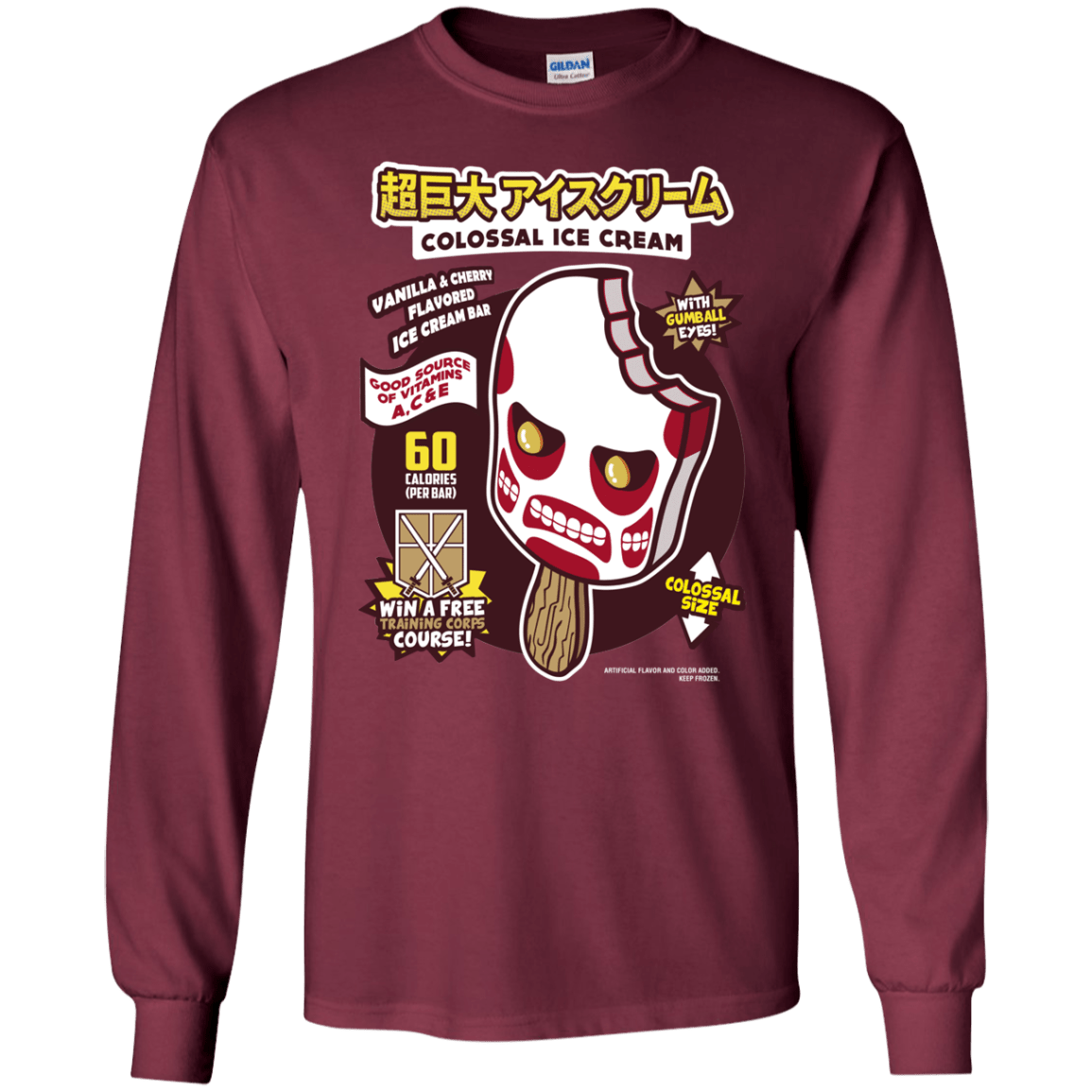 Colossal Ice Cream Men's Long Sleeve T-Shirt