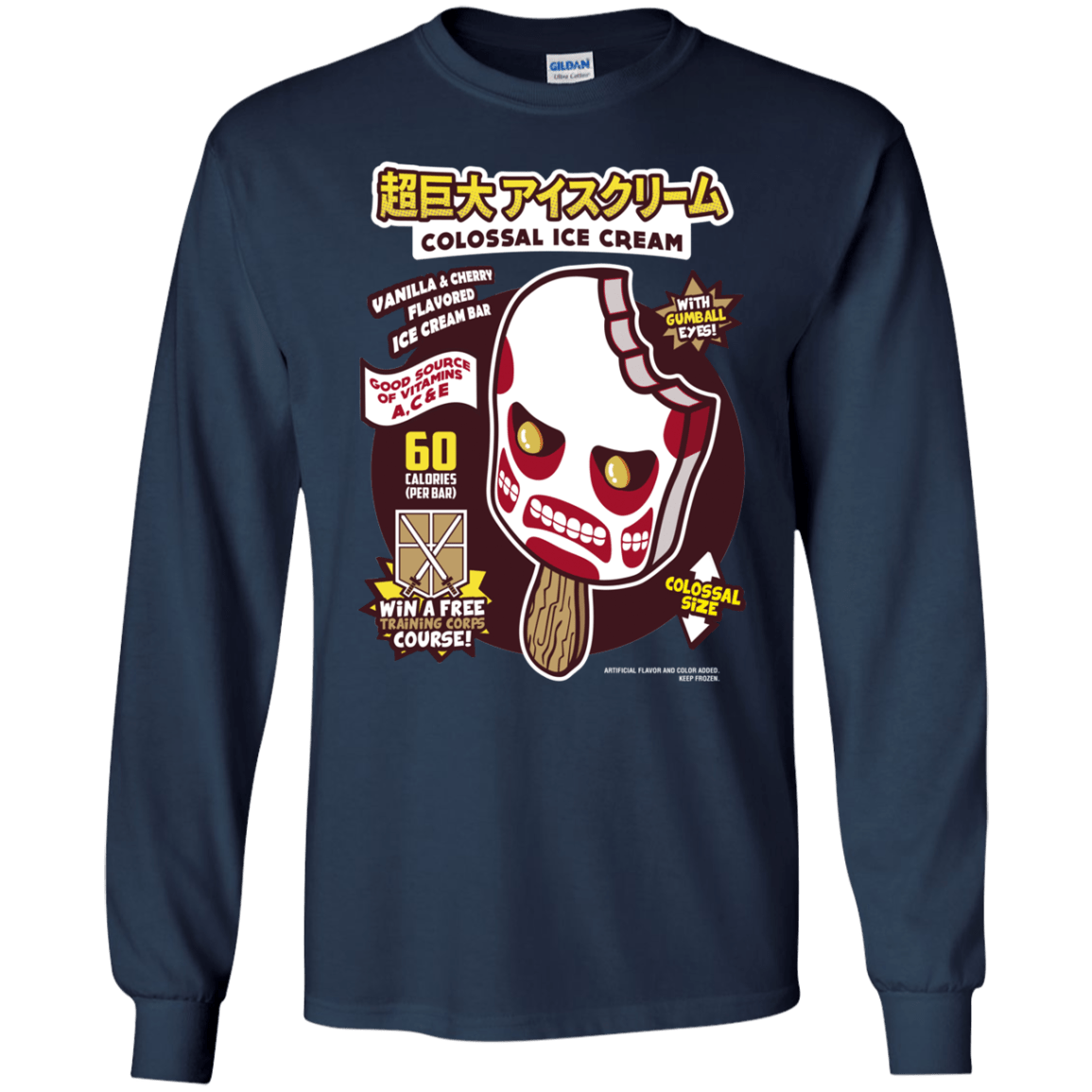 Colossal Ice Cream Men's Long Sleeve T-Shirt