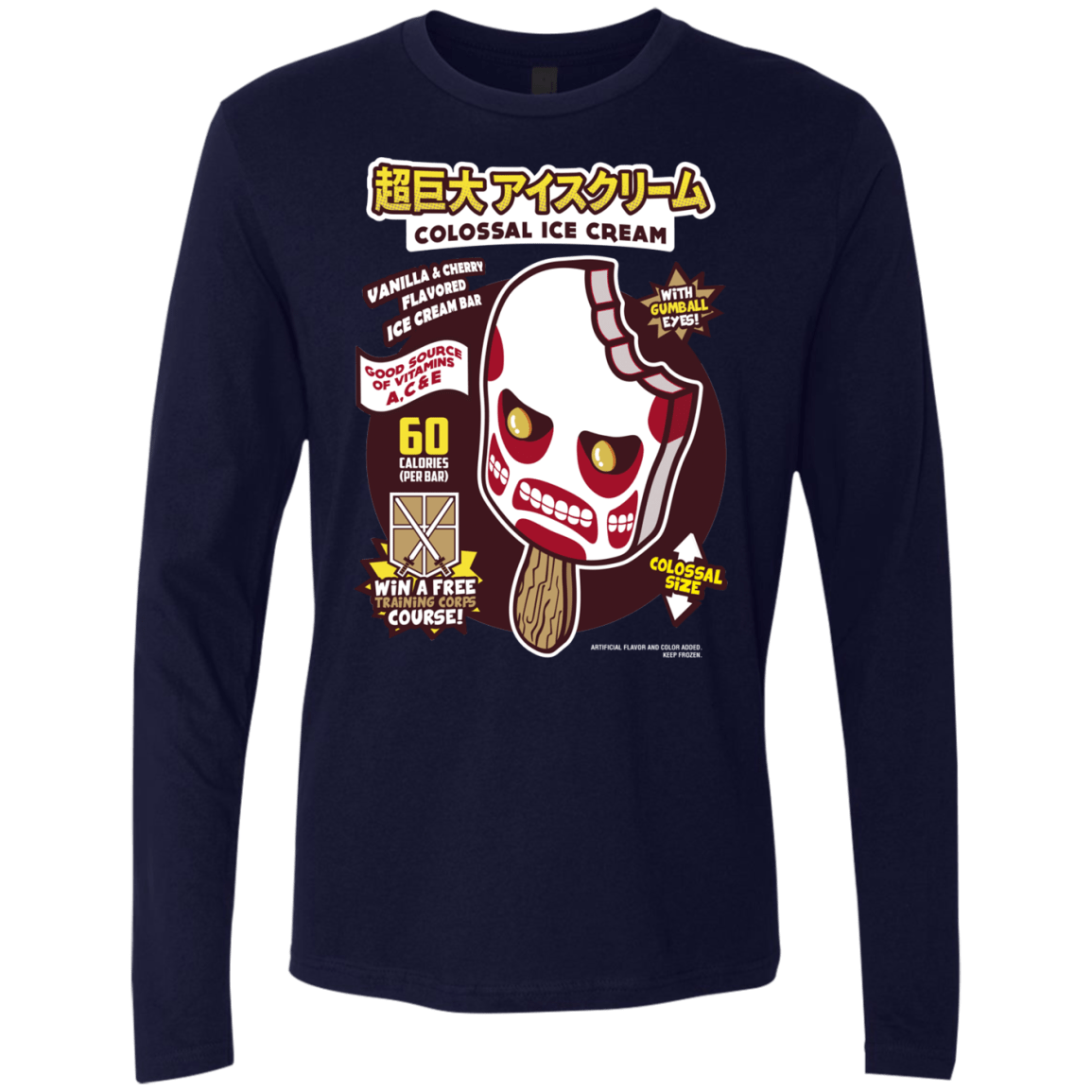 Colossal Ice Cream Men's Premium Long Sleeve