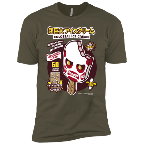 T-Shirts Military Green / X-Small Colossal Ice Cream Men's Premium T-Shirt