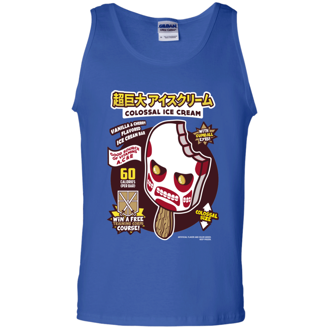 T-Shirts Royal / S Colossal Ice Cream Men's Tank Top
