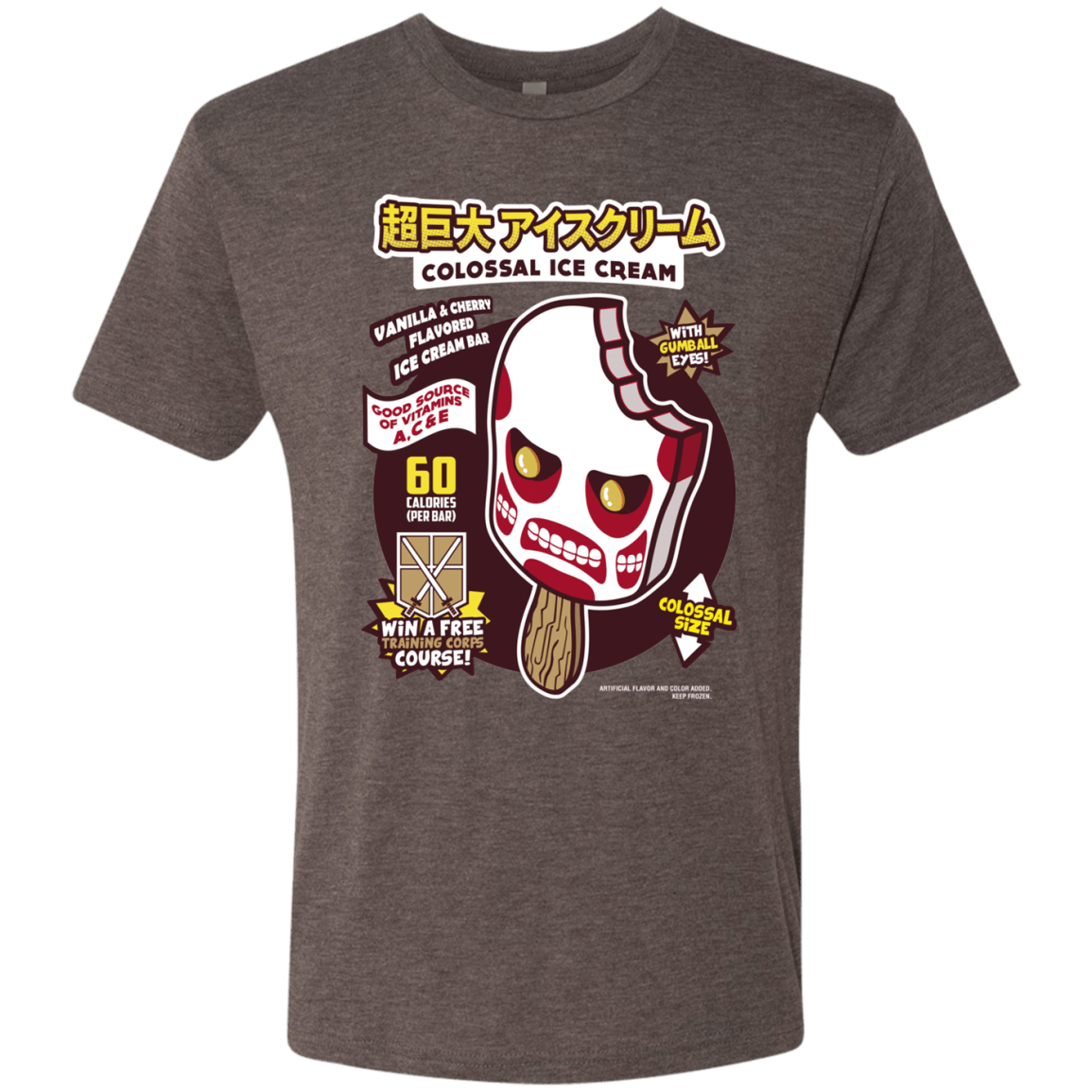 T-Shirts Macchiato / S Colossal Ice Cream Men's Triblend T-Shirt