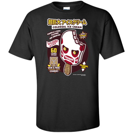 T-Shirts Black / XLT Colossal Ice Cream Tall T-Shirt