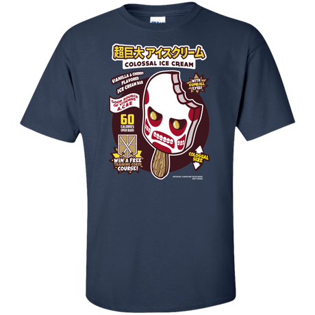 T-Shirts Navy / XLT Colossal Ice Cream Tall T-Shirt