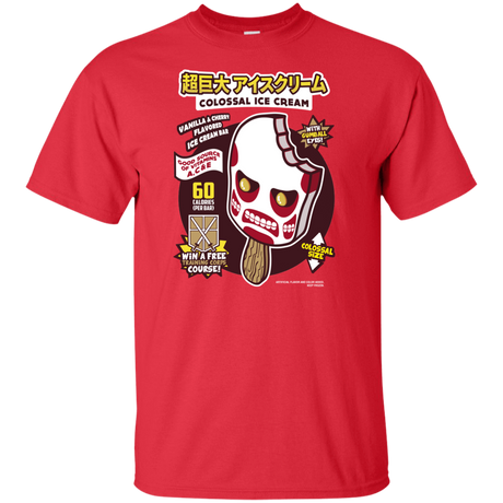 T-Shirts Red / XLT Colossal Ice Cream Tall T-Shirt