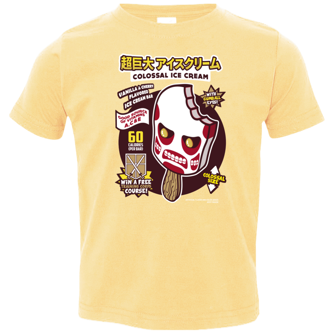 T-Shirts Butter / 2T Colossal Ice Cream Toddler Premium T-Shirt