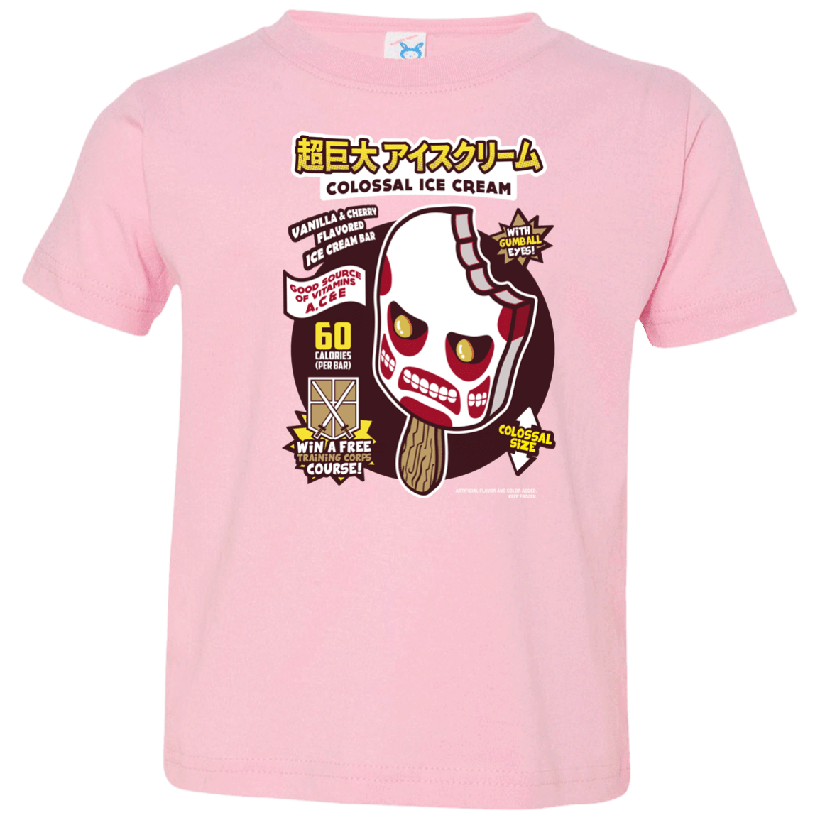 T-Shirts Pink / 2T Colossal Ice Cream Toddler Premium T-Shirt